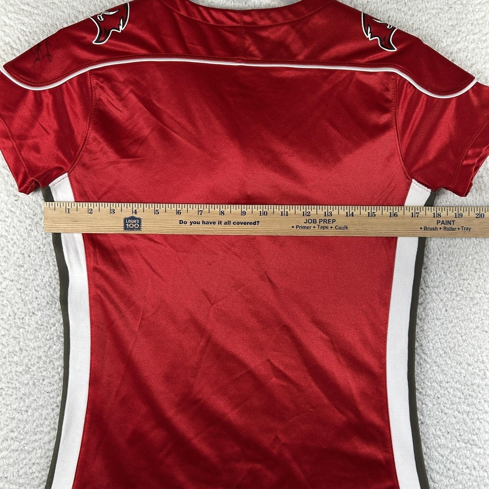 Vtg Tampa Bay Buccaneers Shirt Womens Medium NFL Football Team Apparel Lace Up - Picture 14 of 15